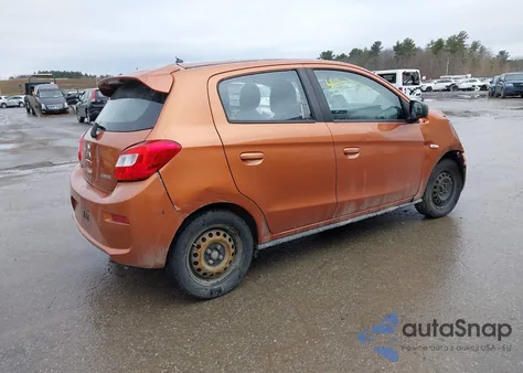 2017 Mitsubishi Mirage Es из США, поврежденный, VIN ML32A3HJ5HH001326